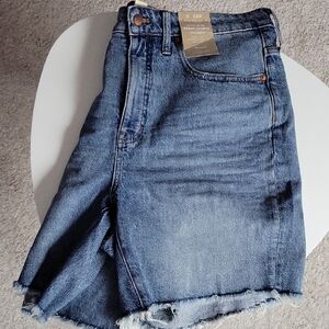 Madewell Long Denim Shorts